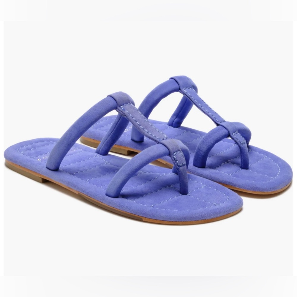 Free People Lavender Purple Strappy Flat Sandals